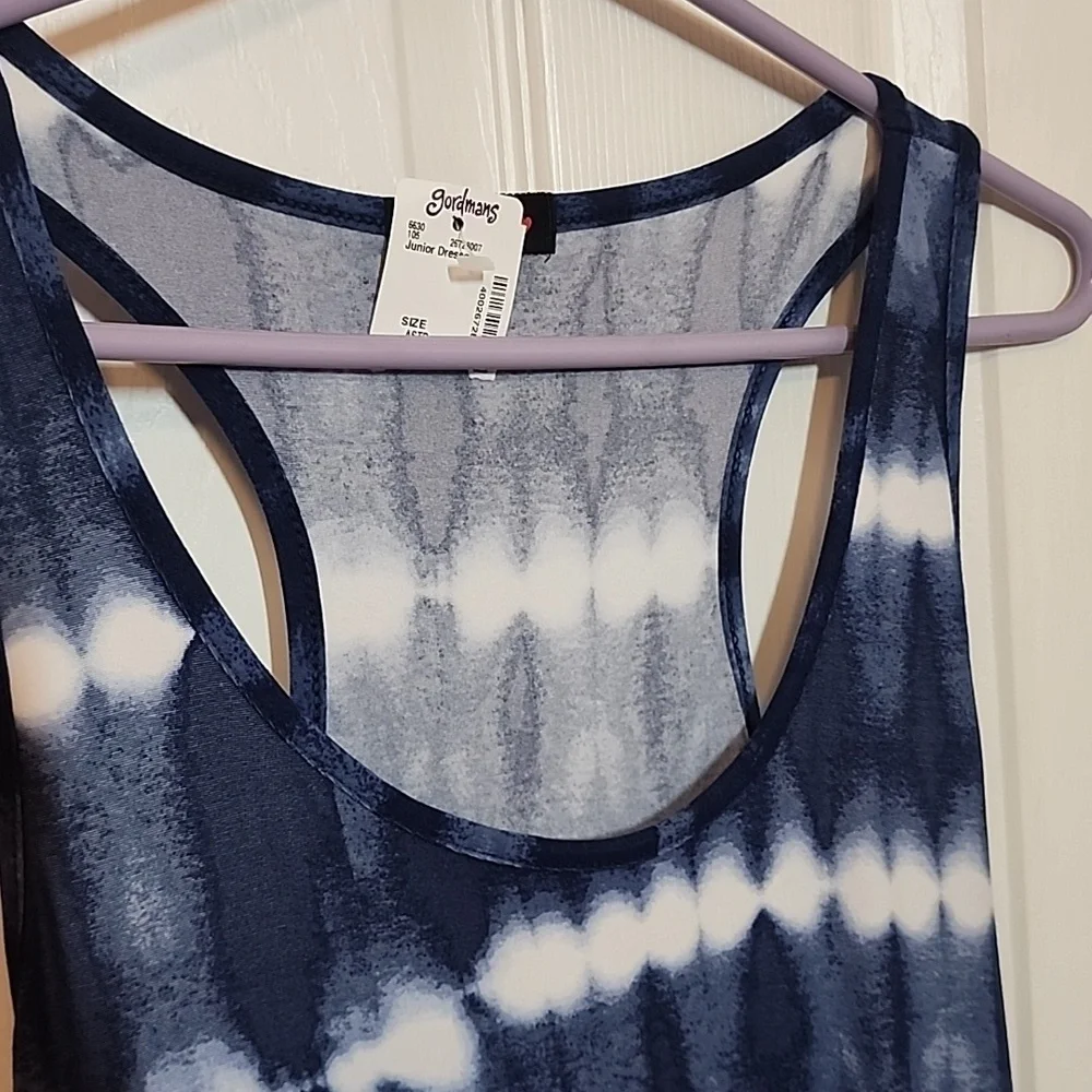 LOVE TYE-DYE MAXI DRESS NWT SZ L - Picture 3 of 9